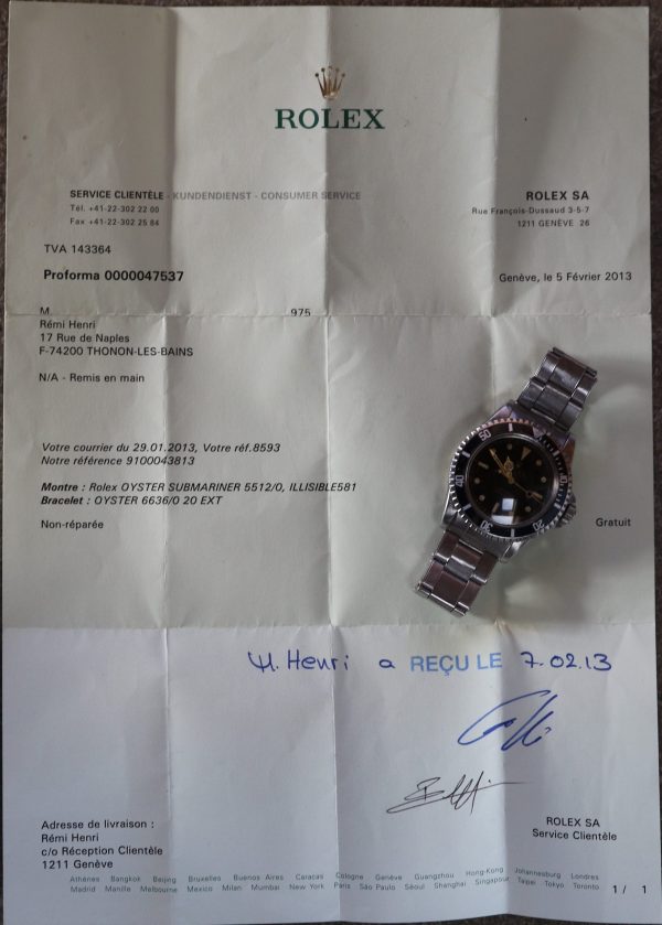 1959 rolex submariner eagle beak full set – Image 10